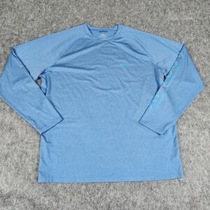 Aftco Samurai Shirt Mens 2XL XXL Blue Performance Fishing Long Sleeve Aftech UPF